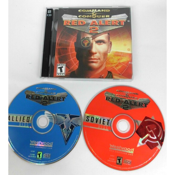Command & Conquer Red Alert 2 PC Game with Instruction Manual 2000 - Picture 2 of 3